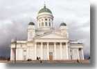 Helsinki and the church with its great shape