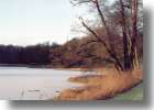 A frozen lake